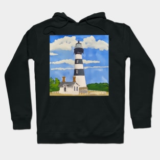 Bodie Lighthouse on Cape Hatteras National Seashore Hoodie